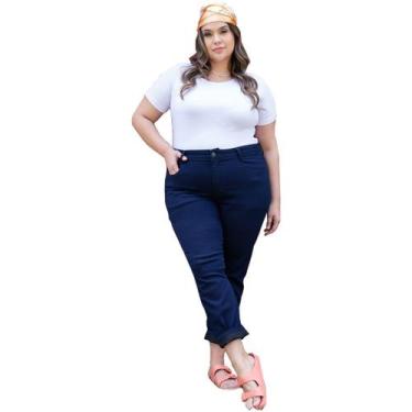 Imagem de Calça Jeans Skinny  Feminina Plus Size - Doct