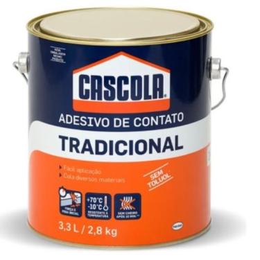 Imagem de Cola De Contato S/Toluol 2,8kg Cod.1614002800 - Cascola Cascola