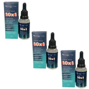 Imagem de Serum 10x1 Resveratrol Rosa Mosqueta + 7 Ativos-Kit com 3un