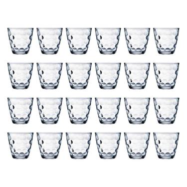 Imagem de Jogo Copos Vidro Redondo Bangkok 24 Peças Transparente 250ML
