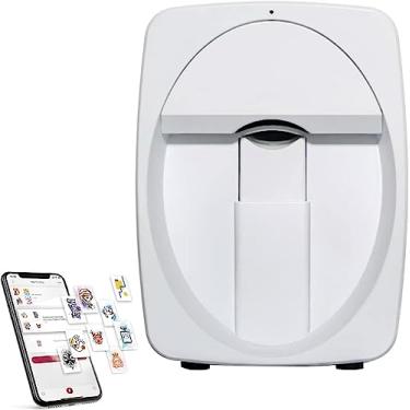 Imagem de Impressora De Unhas PortáTil, MáQuina De ImpressãO De Arte De Unha Digital PadrãO, MáQuina De ImpressãO De Arte De Unha Com Corpo De Metal, Para SalãO De Beleza De Uso DoméStico,C