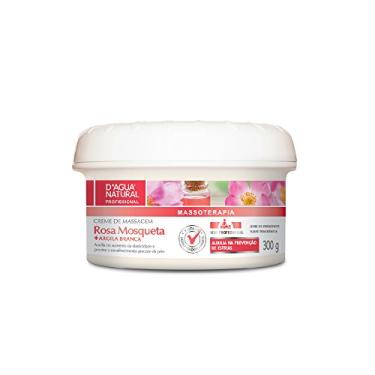 Imagem de Creme de Massagem Rosa Mosqueta e Argila Branca, D'agua Natural, 300 g