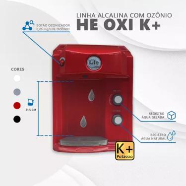 Imagem de Filtro Purificador Água Gelada e Natural Super Alcalina Ionizada e Ozônio c/ adição minerais e Potássio K+ - Top Life