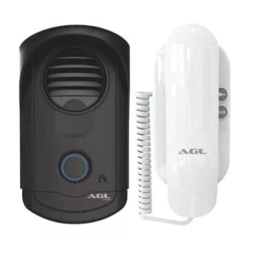 Imagem de Kit Interfone Porteiro Eletrônico - S100 Slim Agl A. Externa