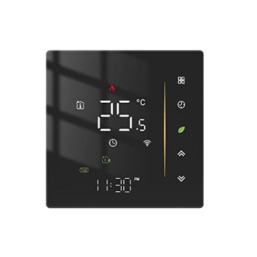 Imagem de ZigBee Display digital Controlador de temperatura inteligente Multifuncional Água/Elétrico Aquecimento de piso Água/Gás Boiler Termostato Compatível com e Assistant