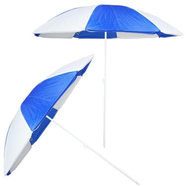 Imagem de Kit 2 Guarda Sol de Praia Piscina Jardim Camping 1,80 Metros Barato Importway Iwgs-180