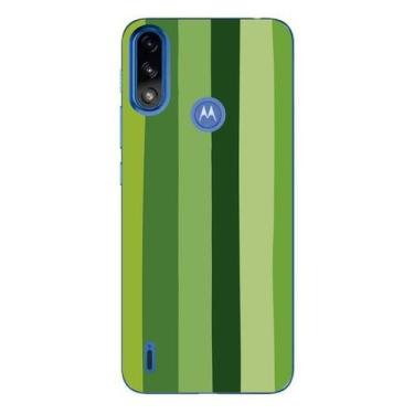 Imagem de Capa Case Capinha Motorola Moto E7 Power Arco Iris Verde - Showcase