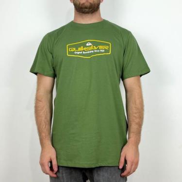 Imagem de Camiseta Quiksilver Omni Lock Up Verde - Masculina