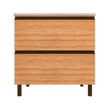 Imagem de Balcão Bartira Cristal MDP 15mm com 2 Portas - 80cm de largura