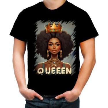 Imagem de Camiseta Colorida Rainha Africana Queen Afric 7 - Kasubeck Store