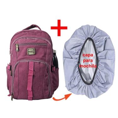 Imagem de Mochila Lona Notebook  17 6108 + Capa