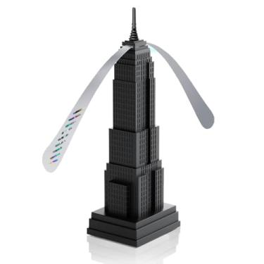 Imagem de Daconovo Ventiladores de mosca para mesas, ventiladores repelentes de mosca portáteis alimentados por bateria para ambientes internos, repelentes de insetos para ambientes externos mantêm as moscas af