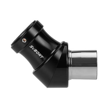 Imagem de SVBONY SV222 Espelho diagonal de 45 graus, telescópio de 1,25 polegadas diagonal com FMC e revestimento de fase, imagem correta diagonal para telescópio refrator