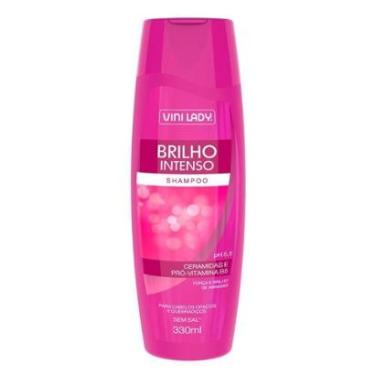 Imagem de Shampoo Brilho Intenso Ceramidas e Pró-Vitamina B5 330ml Vini Lady-Unissex