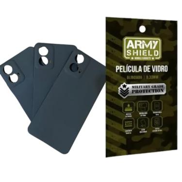Imagem de Capa Capinha Preta Para Moto G24 + Pelicula de Vidro 3D - ArmyShield