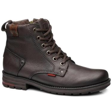 Imagem de Bota Coturno Masculino Em Couro Pegada 181305-07 Conforto