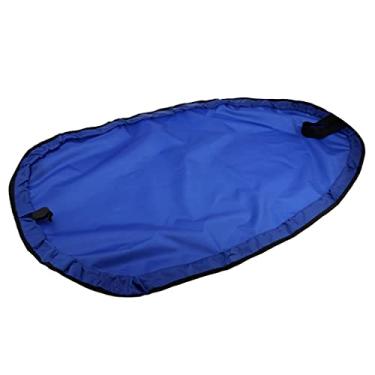 Imagem de LoveinDIY Capas universais de luxo Kayak Cockpit protetor de armazenamento preto/cinza/azul PP-GG - azul, PP
