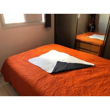 Imagem de 1 Protetor de cama impermeável absorvente unissex adulto geriátrico e infantil 1,40x 0,70 FIPBP