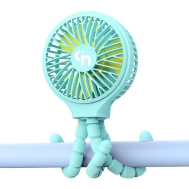 Imagem de WEGA Ventilador de carrinho de bebê, recarregável, portátil, assento de carro operado por bateria, ventilador de bebê com clipe de 3 velocidades, ventilador pessoal USB para berço, esteira para casa,