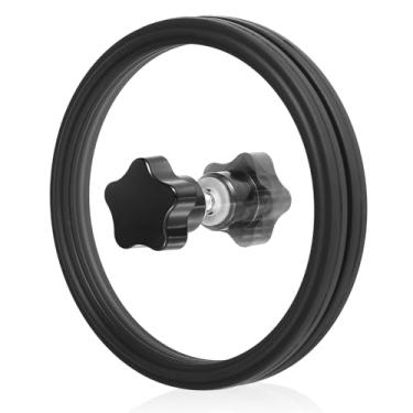 Imagem de Douk Audio Record Clean Label Saver Álbum LP Vinil Protetor de Limpeza Impermeável Grampo Cuidados (Preto)