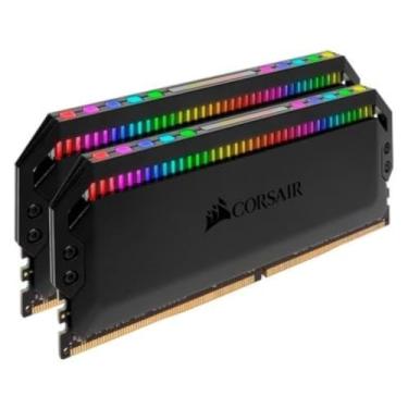 Imagem de Memória RAM Dominator Platinum RGB, 16GB (2x8GB), 4000MHz, DDR4, CL19, Preto - CMT16GX4M2K4000C19