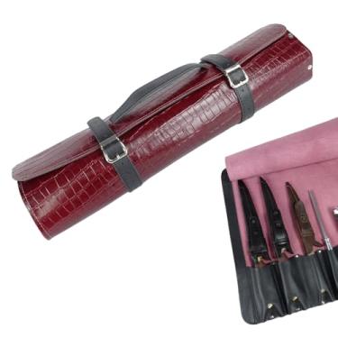 Imagem de Estojo para Profissional Chef Cozinha Porta Facas em Couro