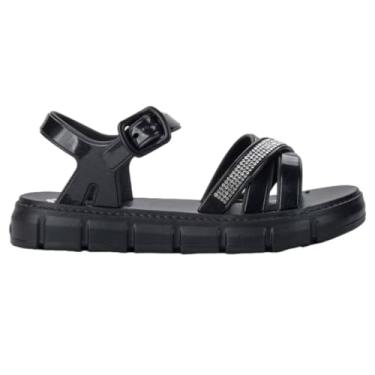 Imagem de Sandália Infantil Menina Papete Casual Dia a Dia com Strass Barbie Grendene Kids 23167