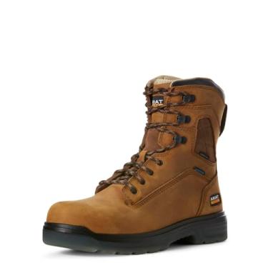 Imagem de Ariat Bota de trabalho masculina Turbo 20 cm impermeável com bico de carbono, Cascas envelhecidas, 7 Wide