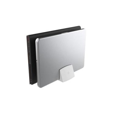 Imagem de Suporte Duplo 2 Notebooks Fechado Laptop Mesa Vertical - PEKO, 3D-394-