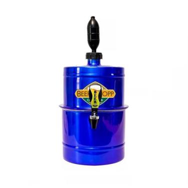 Imagem de Chopeira 100% Alumínio Azul Cabe 7 Garrafa 600ml Ou 12 Latas - Beer Ch