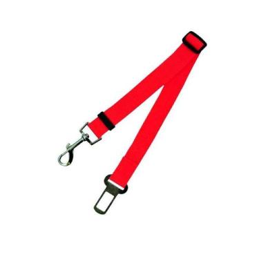 Imagem de Adaptador Para Cinto de Segurança AMF Vermelho - Tamanho M - AMF Pet