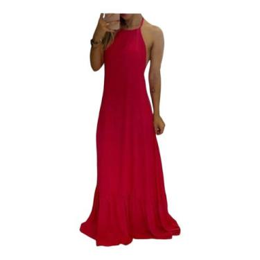 Imagem de Vestido Longo Frente Única Decote Festa Casamento Madrinha - C.Cintra,