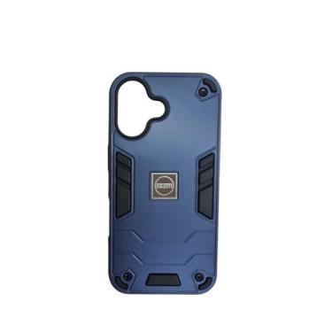 Imagem de Capa Capinha Case Armadura Resistente Para Iphone 16 Cor Azul Marinho 