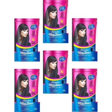 Imagem de Hene em Gel Perfumado Modelo Alisador Ultra Negro 180gr Preto Forte (P