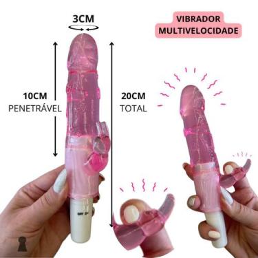 Imagem de Vibrador Ponto G Clitoriano Estimulador Feminino Erotico - Discretta