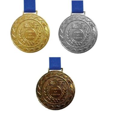 Imagem de KitC/15Medalhas Ouro+15 Medalhas Prata+15 Medalhas BronzeM43 - Crespar