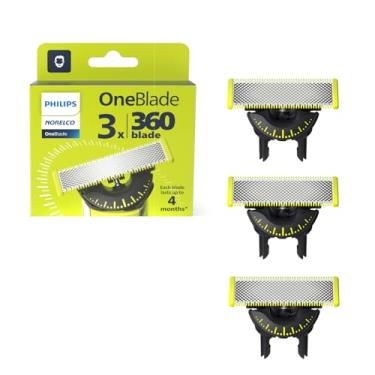 Imagem de Philips Norelco Lâminas de reposição OneBlade 360 genuínas, 3 unidades, QP430/80