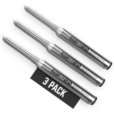 Imagem de GPCA Cartuchos de refil de tinta GP22 para canetas de gel, tamanho médio, pacote com 3, preto