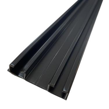 Imagem de Trilho Suíço Max Duplo Preto 6,50 - DECOR LIDER , Bucha comum