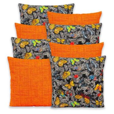 Imagem de Kit 8 Capas de Almofada com Zíper 40cmx40cm Gorgurinho - Dryka Enxovai