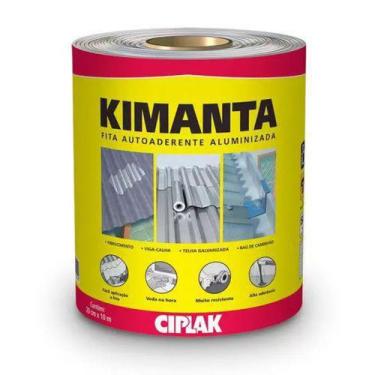 Imagem de Fita Manta Asfáltica Aluminizada 20cm X 10m - Ciplak