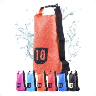 Imagem de Bolsa Impermeável Saco Estanque 10L Pvc Pesca Camping Praia - Hxt, Lar
