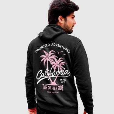 Imagem de Blusa Moletom Genuine Grit Masculina Estampada Algodão 30.1 California