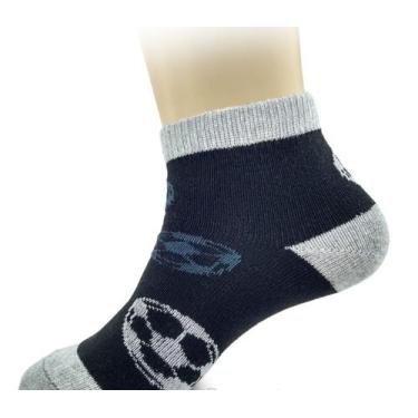 Imagem de 6 Pares Meia INFANTIL  ALGODÃO  ALTOMAX kids n 25 a 33 BOLA masculina 