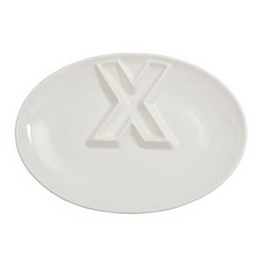 Imagem de Ivy Lane Design Travessa de letras de porcelana, X