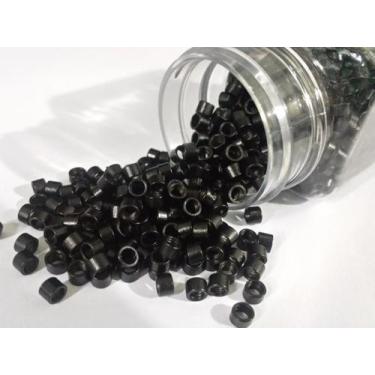 Imagem de Microlink Com Rosca Interna - 1.000 pcs - Labelle Hair, Preto