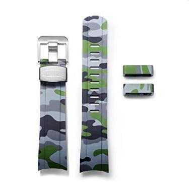 Imagem de Crafter Blue Pulseira de relógio CB10/CB10-F de substituição de borracha macia para Seiko Skx/SRPDxx /5 Sports/5 GMT Series