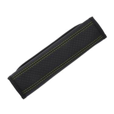 Imagem de Hihaha Capa universal para cinto de segurança de carro / mochila almofada de ombro multifuncional capa de cinto de segurança para caminhão carro SUV/conforto respirável couro sintético 6,5 x 23 cm / 1