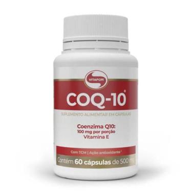 Imagem de Coenzima Q10 100mg 60 Capsulas 500mg - VITAFOR, SEM SABOR