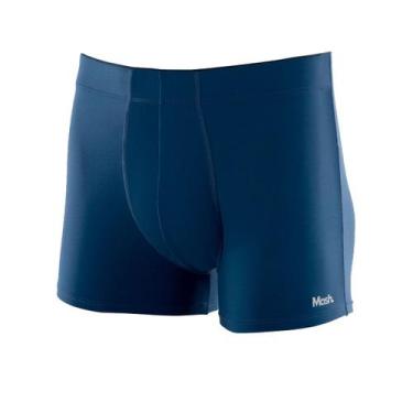 Imagem de Cueca Boxer Mash 170.30 Toque Gelado Cós Elástico Poliamida, Az20, Azu